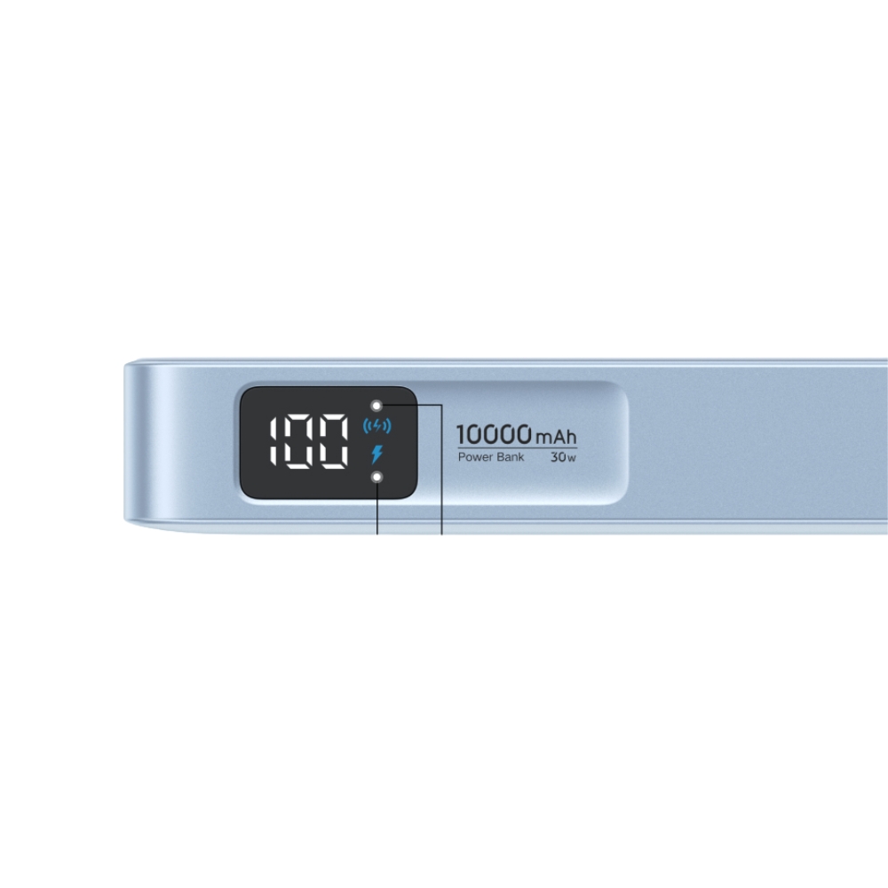 Power Bank 10000mAh 25W Qi2 UGREEN PB773 65958B με Ασύρματη Φόρτιση Magnetic και καλώδιο USB-C Μπλε