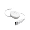 Καλώδιο Φόρτισης UGREEN L531 95673 USB-C σε USB-C PD 100W 1m, Επαναφερόμενο Λευκό