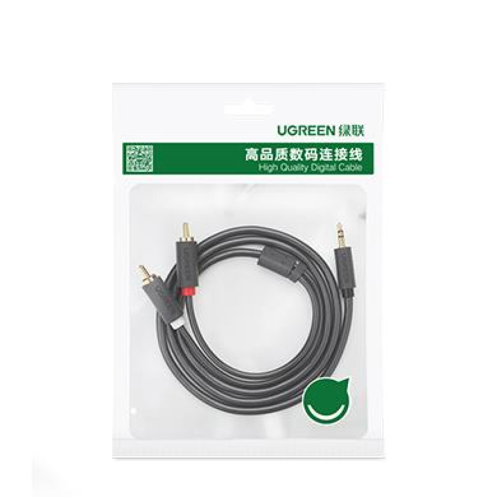 Καλώδιο Ήχου 3.5mm σε 2xRCA M/M UGREEN AV116 10590 3m Μαύρο