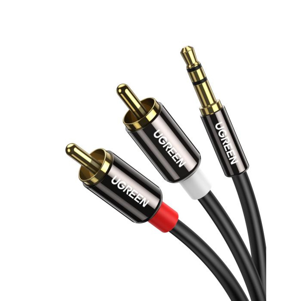 Καλώδιο Ήχου 3.5mm σε 2xRCA M/M UGREEN AV116 10591 5m Μαύρο
