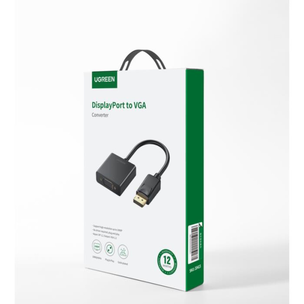 Μετατροπέας DP σε VGA M/F 4K UGREEN DP109 20415