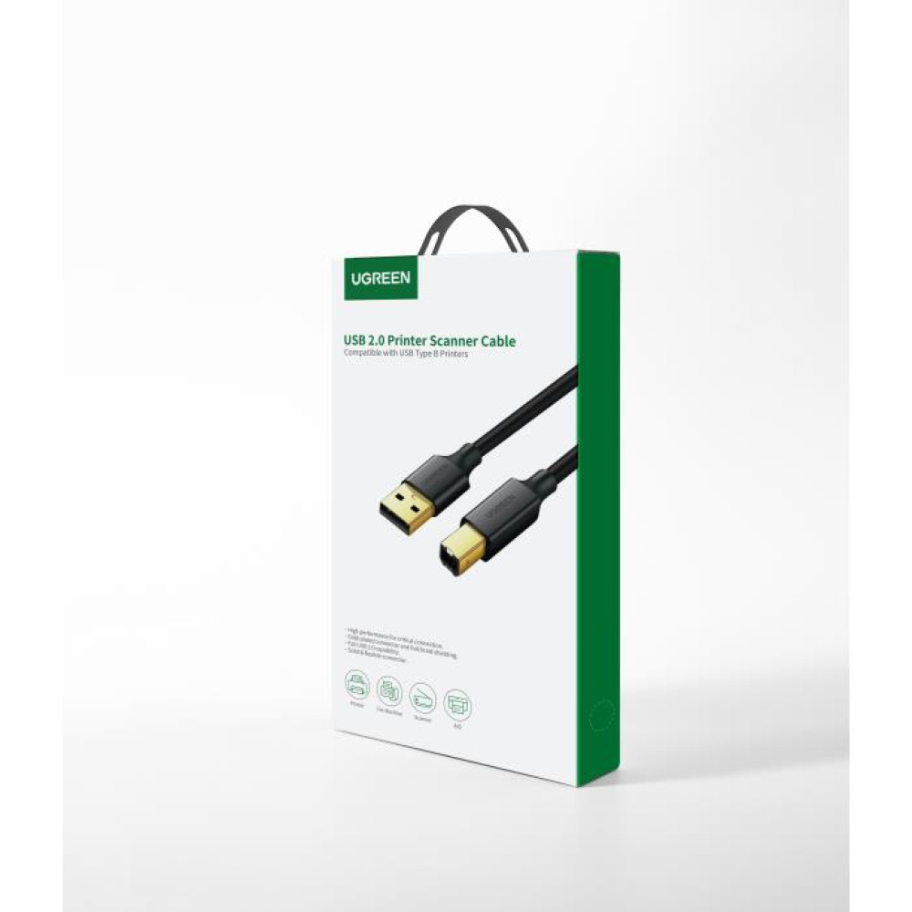 Καλώδιο USB 2.0 σε USB-B M/M UGREEN US135 20846 1m Μαύρο