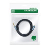 Καλώδιο Ήχου 3.5mm M/F UGREEN AV118 40674 1.5m Μαύρο