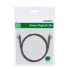 Καλώδιο Δικτύου UTP CAT6 UGREEN NW102 50180 15m Flat Μαύρο
