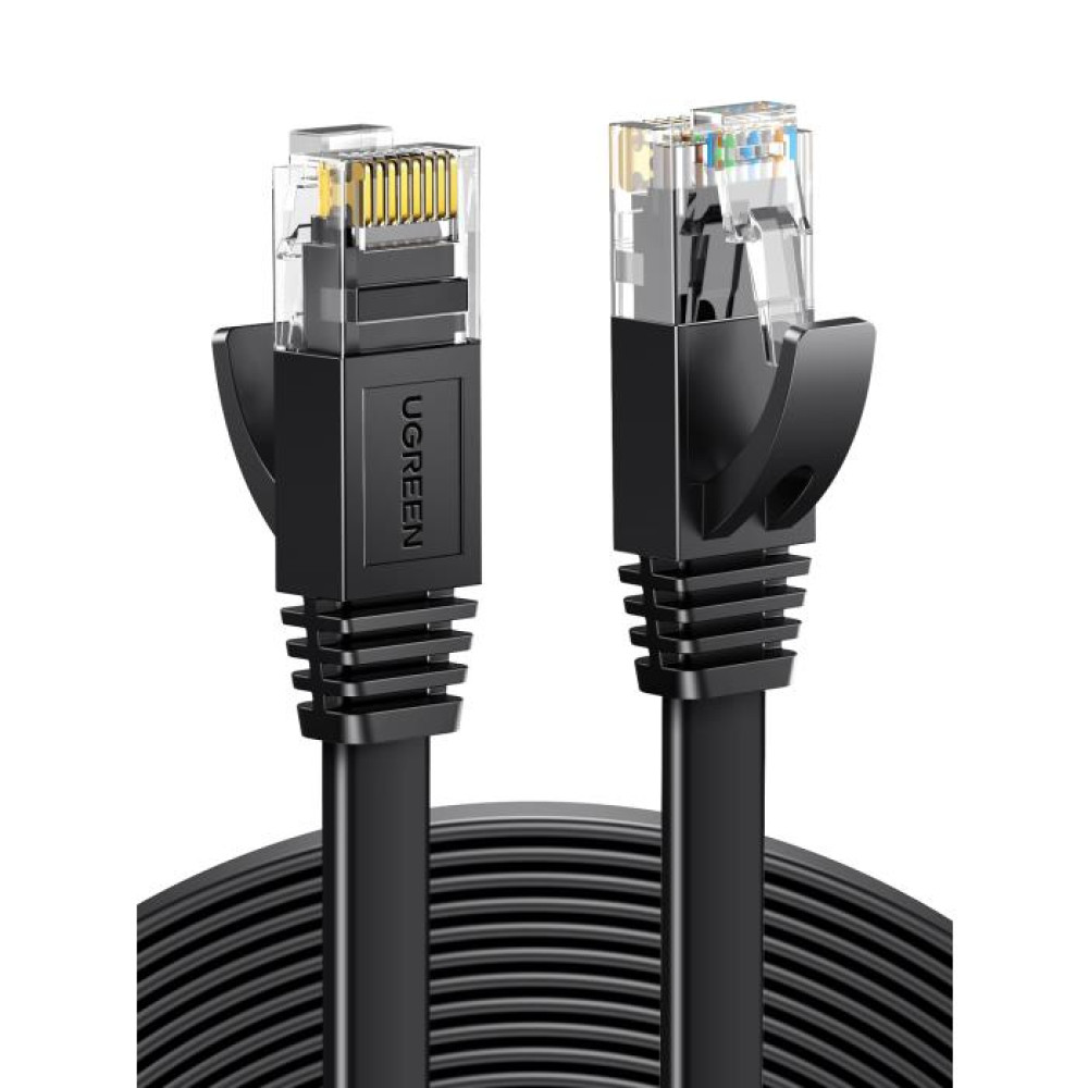 Καλώδιο Δικτύου UTP CAT6 UGREEN NW102 50182 30m Flat Μαύρο