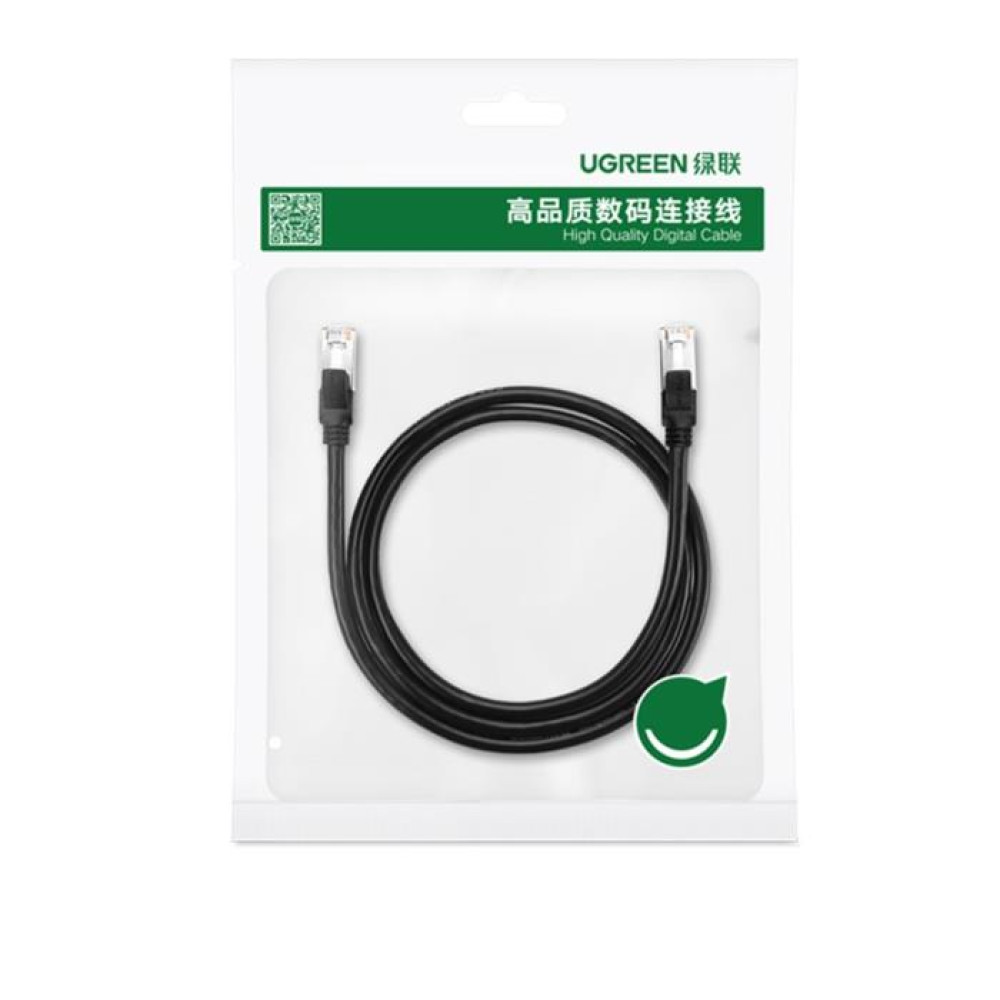 Καλώδιο Δικτύου UTP CAT6 UGREEN NW101 50185 2m Flat Pure Copper Μαύρο