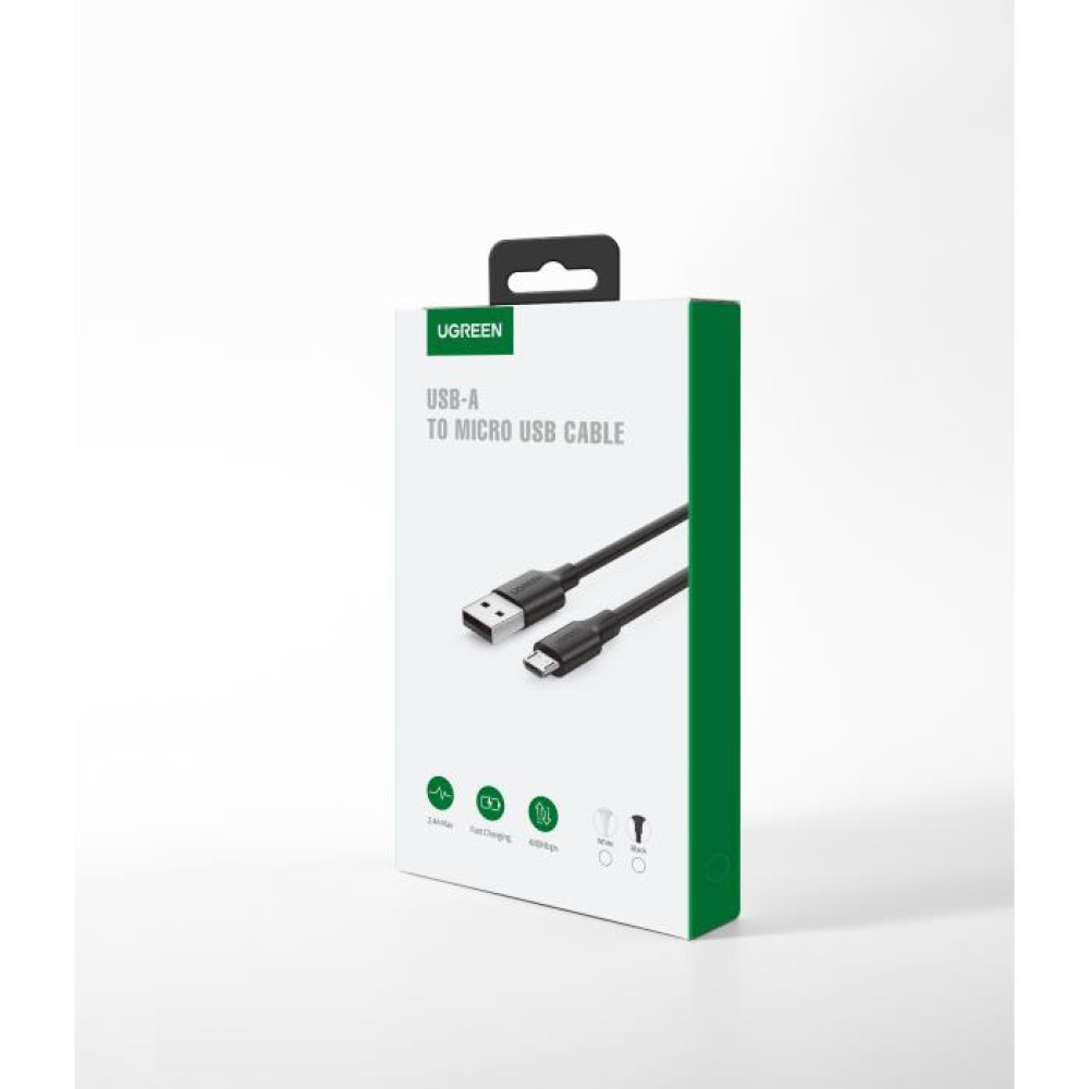 Καλώδιο Φόρτισης UGREEN US289 60138 USB σε Micro Usb 2m Μαύρο