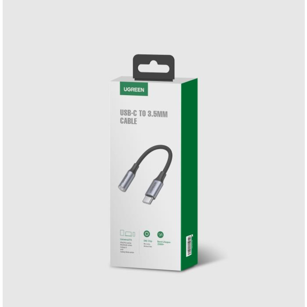 Αντάπτορας Ήχου USB-C σε 3.5mm M/F UGREEN AV161 80154