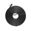 Καλώδιο Δικτύου U/FTP CAT7 UGREEN NW106 11266 15m Flat Pure Copper Μαύρο