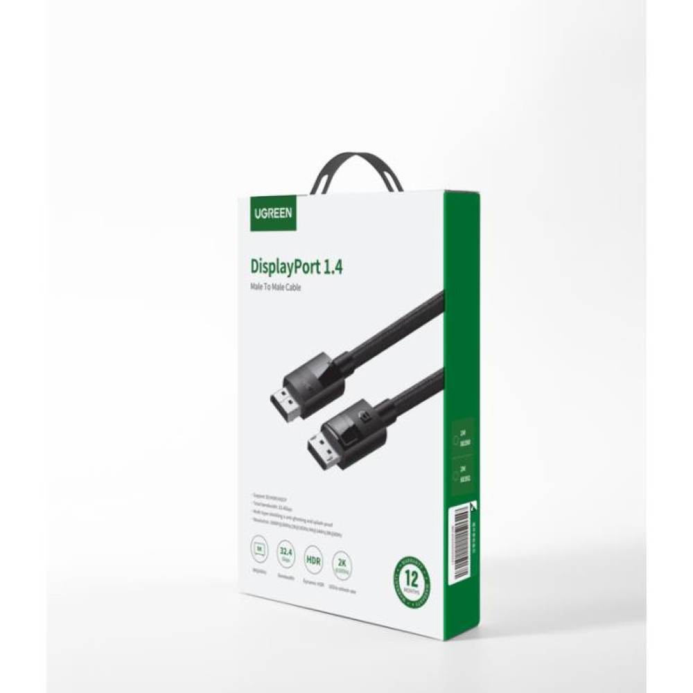 Καλώδιο DP 1.4 M/M 8K/60Hz UGREEN DP114 80393 3m Μαύρο