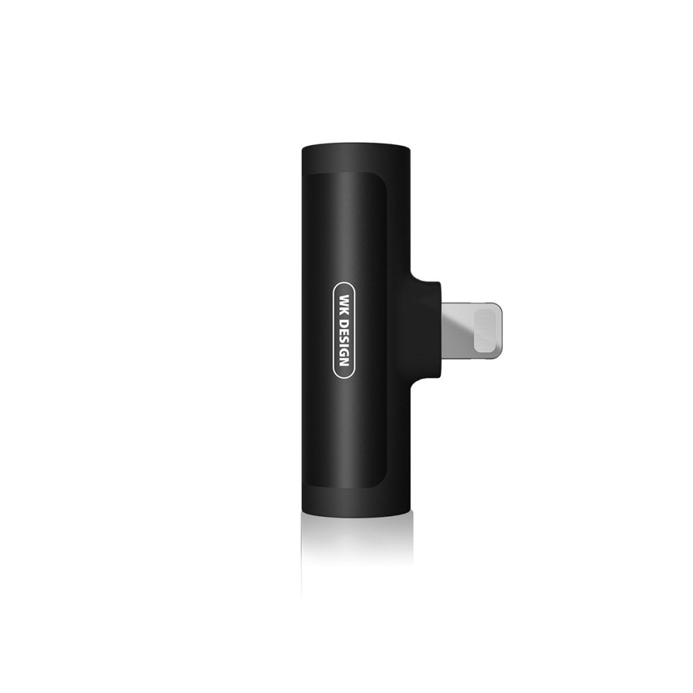 Αντάπτορας WK WDC-094i Lightning σε 2 Θύρες 3,5mm/F Μαύρο