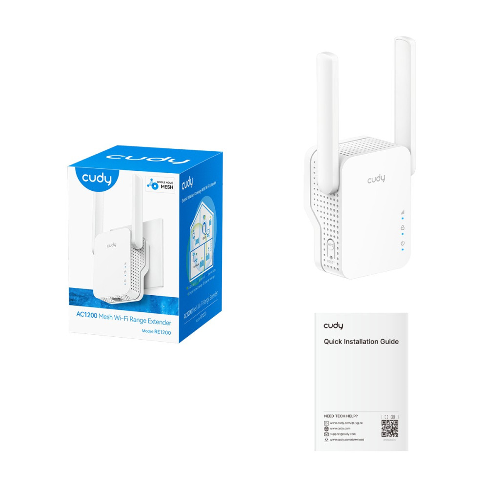 Range Extender Cudy RE1200 AC1200 Mesh v2.0