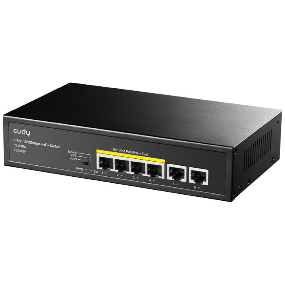 Switch 6 Θέσεων PoE Cudy FS1006P 10/100 Μbps
