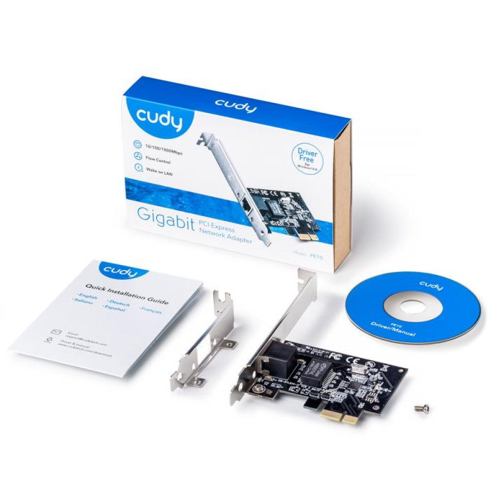Κάρτα Δικτύου PCIe Cudy PE10 Gigabit