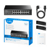 Switch 16 Θέσεων Cudy GS1016 Gigabit Μεταλλικό