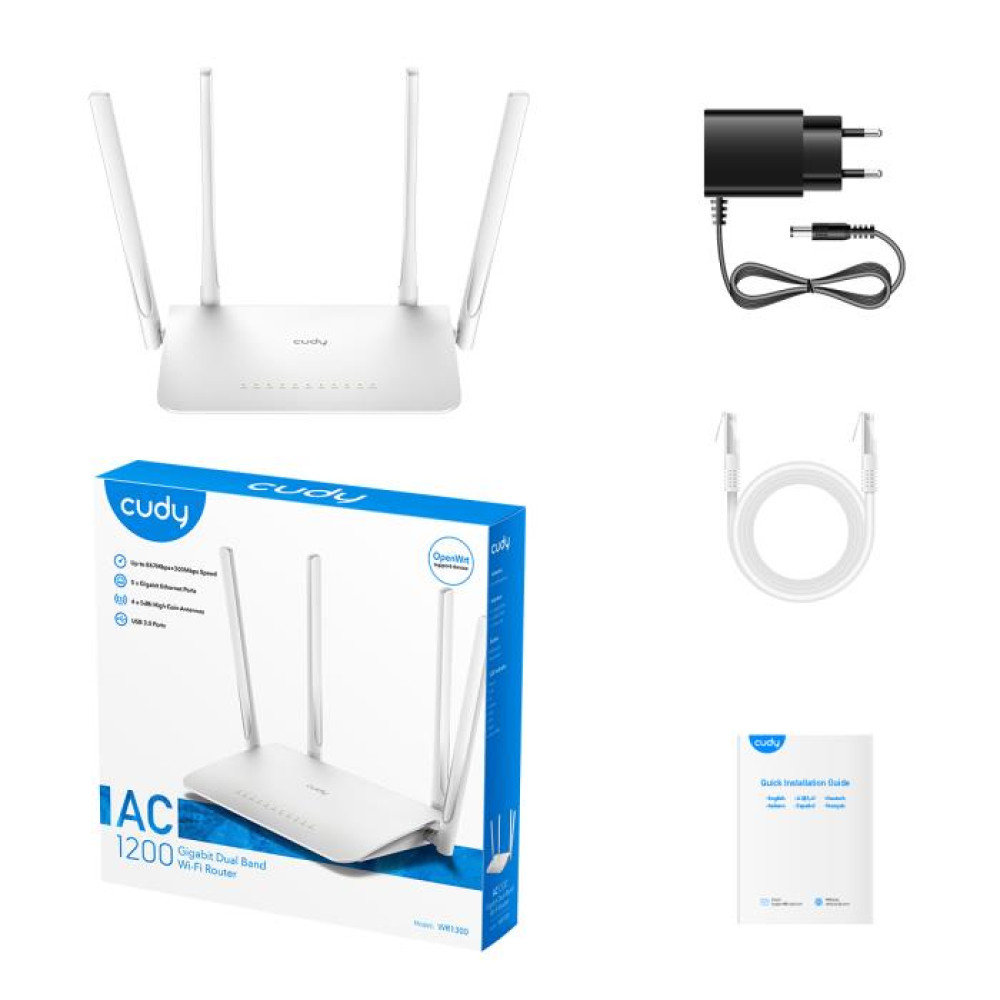 Access Point Cudy WR1300 AC1200 Gigabit Dual-Band