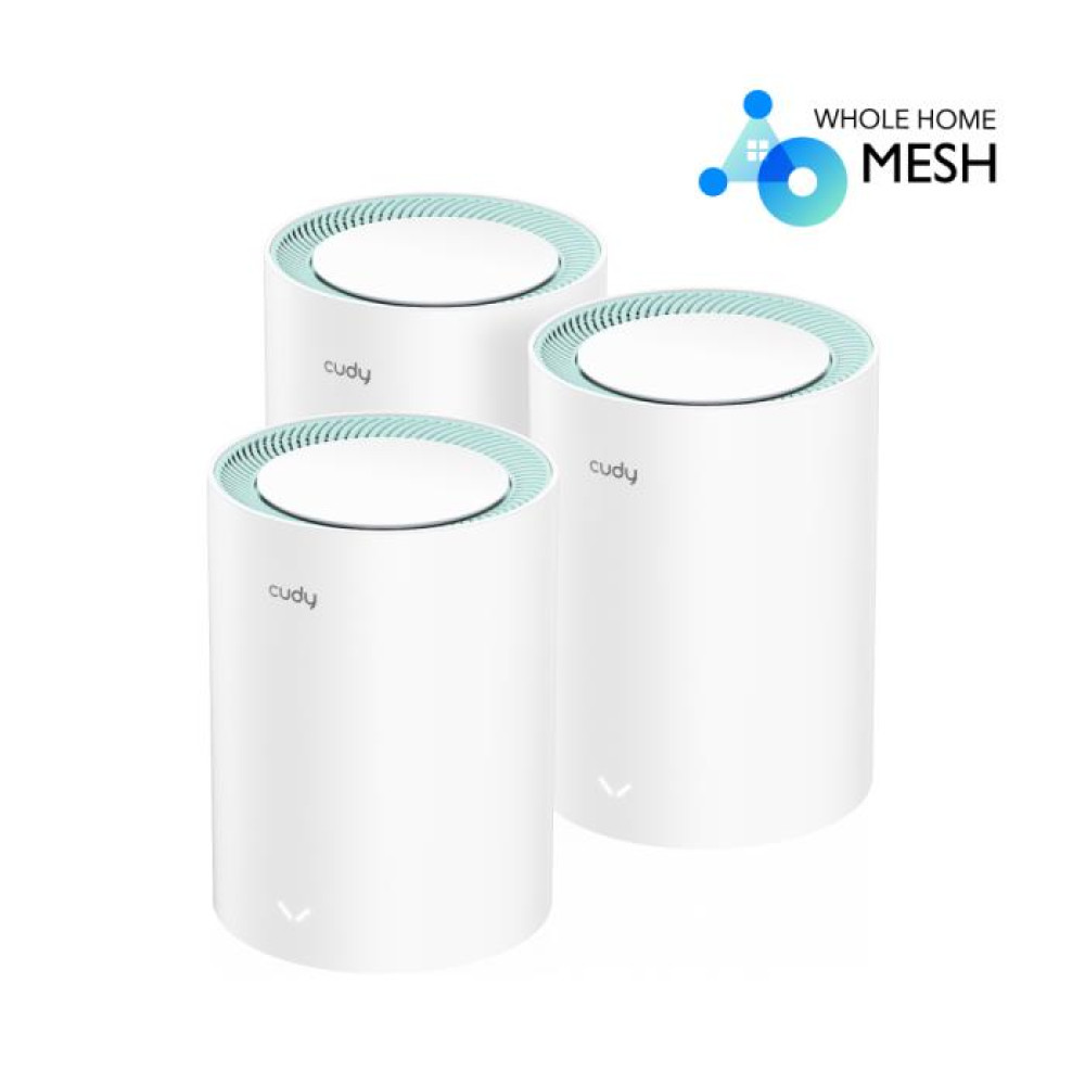 Mesh Cudy M1300 Wi-Fi AC1200 Gigabit (3-Pack)