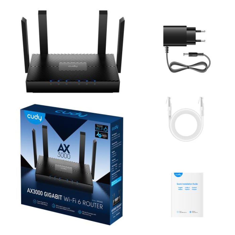 Access Point Cudy WR3000 Wi-Fi 6 AX3000 Gigabit Dual Band