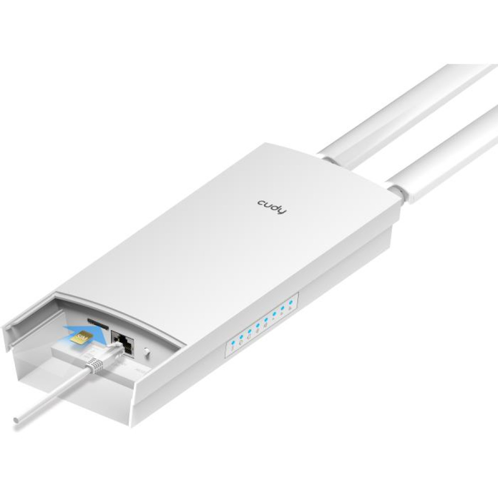 Router 4G Cudy LT500 AC1200 Cat.4 Εξωτερικού Χώρου
