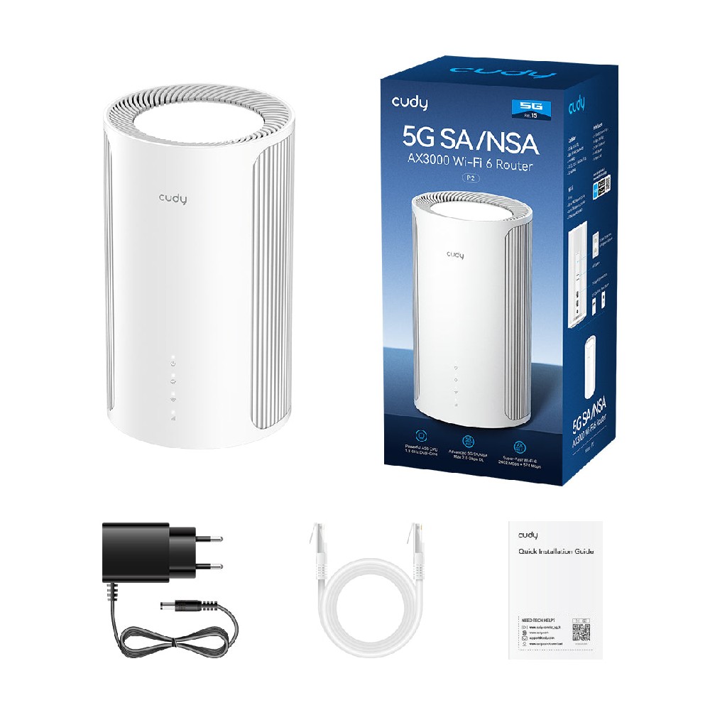 Router 5G Cudy P2 Wi-Fi6 AX3000