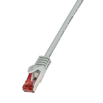 Καλώδιο Δικτύου S/FTP CAT6 LogiLink CQ2012S 0.25m Γκρι