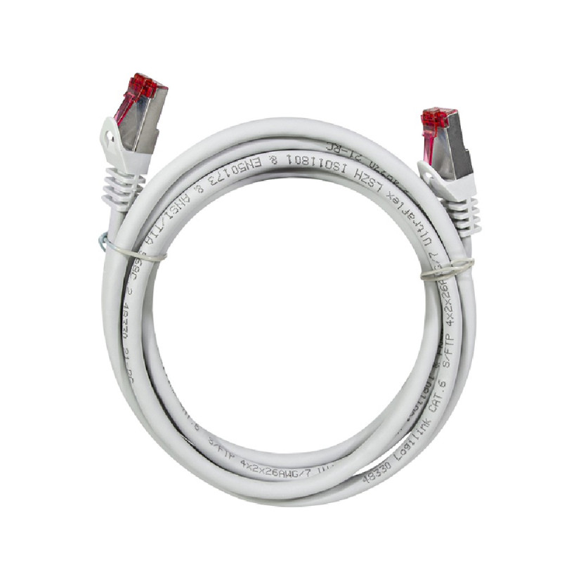 Καλώδιο Δικτύου S/FTP CAT6 LogiLink CQ2012S 0.25m Γκρι