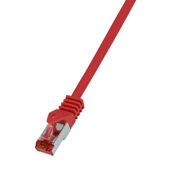 Καλώδιο Δικτύου S/FTP CAT6 LogiLink CQ2014S 0.25m Κόκκινο