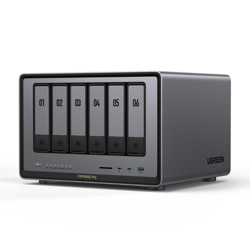NAS UGREEN DXP6800 Pro 25899B 6 Θέσεων