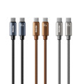 Καλώδιο Φόρτισης WK WDC-64 USB-C σε USB-C PD 65W 1.2m Γκρι