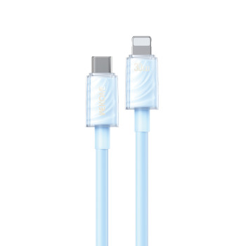 Καλώδιο Φόρτισης WK WDC-73 USB-C σε Lightning PD 30W 1.2m Μπλέ