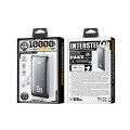 Power Bank 10000mAh PD 35W WK WP-61 2 Θέσεων, με καλώδιο USB-C/Lightning Λευκό
