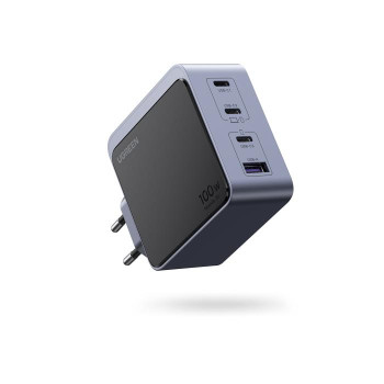 Φορτιστής Σπιτιού GaN PD 100W UGREEN X565 35043 4 Θέσεων Γκρί