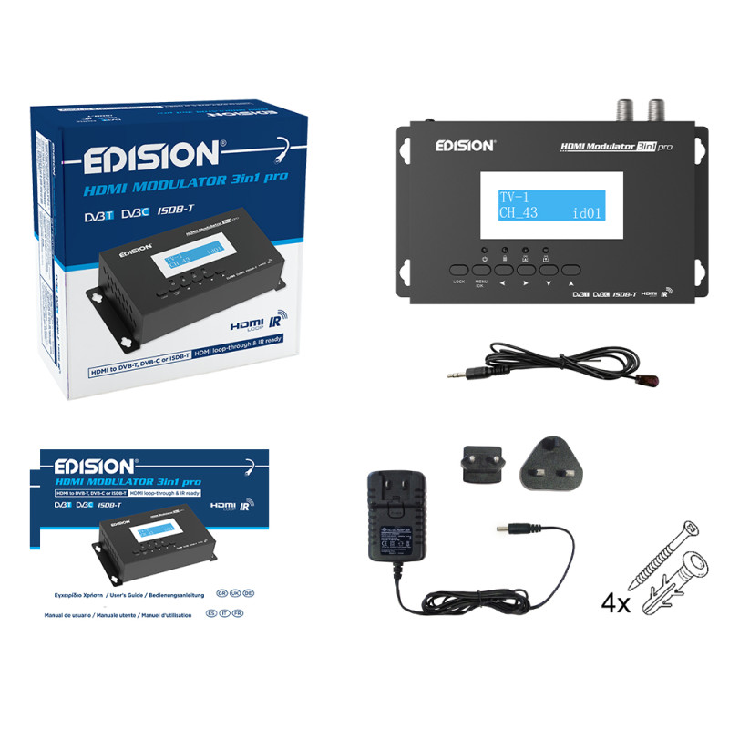 HDMI MODULATOR 3in1 pro