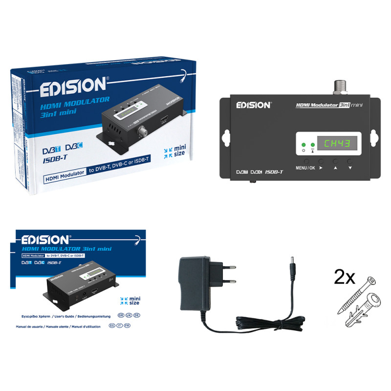 HDMI MODULATOR 3in1 mini