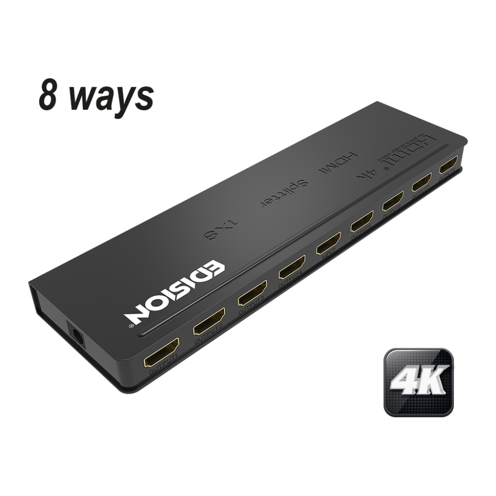 4K HDMI Splitter 1x8