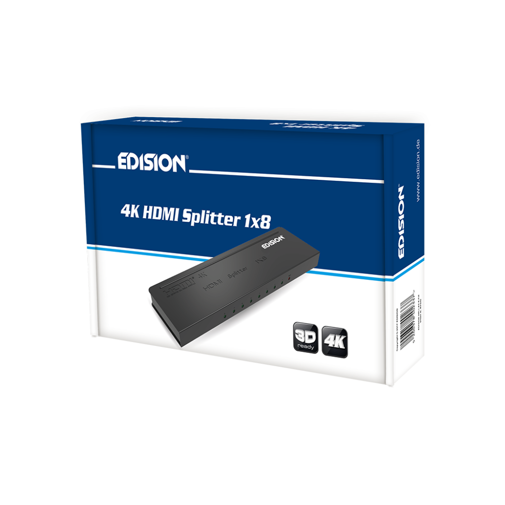4K HDMI Splitter 1x8