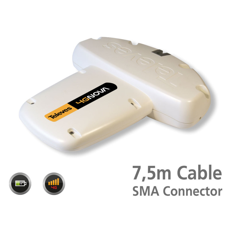 650102 5GNOVA KΕΡΑΙΑ 4G/5G LTE με Καλώδιο 7.5m SMA Αρσενικό