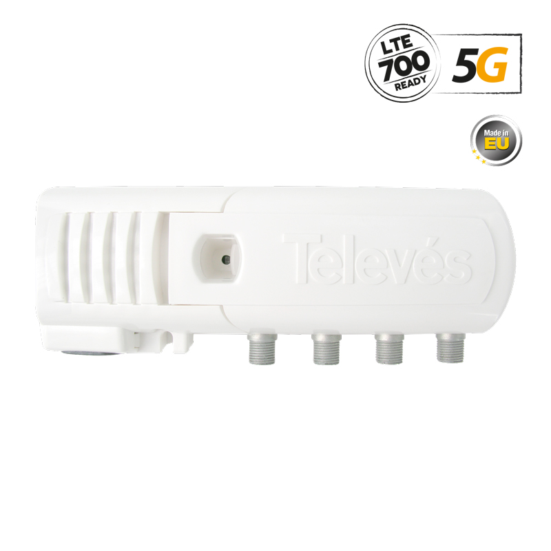 552220 ΕΝΙΣΧΥΤΗΣ ΓΡΑΜΜΗΣ F 5G LTE 20dB 110dBuV V/U 3out (2+TV)