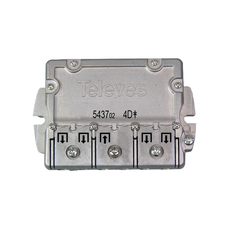 543702 splitter 4 ways Easy-F 5-2400 MHz DC pass
