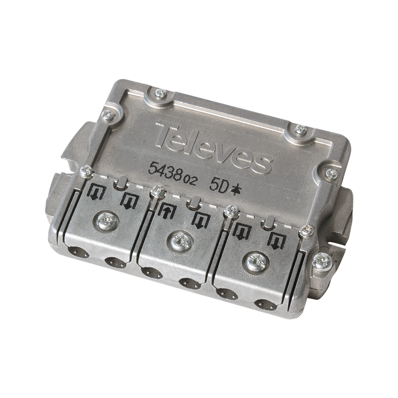543802 splitter 5 ways Easy-F 5-2400 MHz DC pass