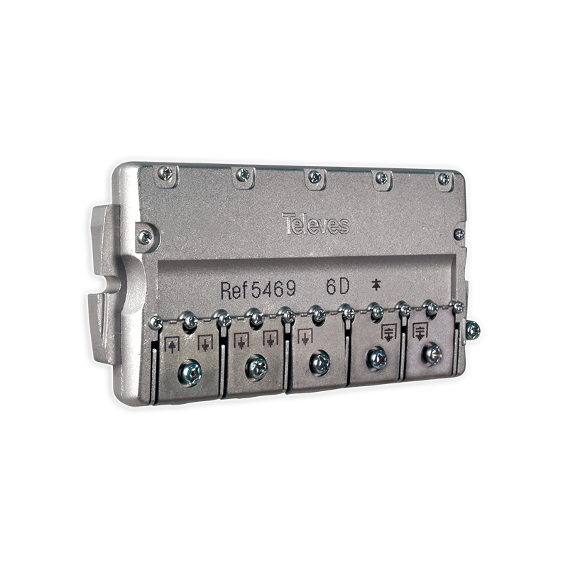 5469 splitter 6 ways Easy-F 5-2400 MHz DC pass