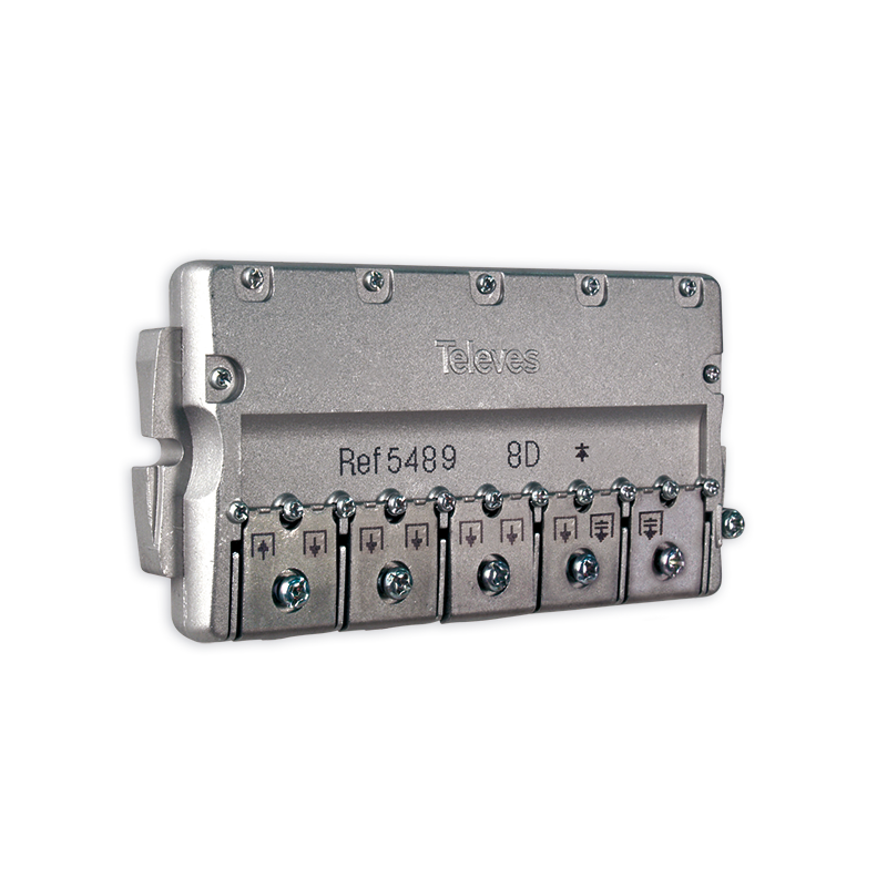 5489 splitter 8 ways Easy-F 5-2400 MHz DC pass