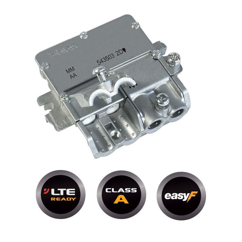 543503 splitter 2 ways Easy-F mini 5-2400 MHz DC pass