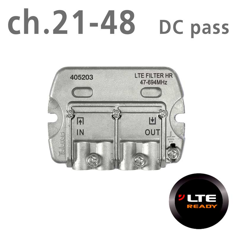 405203 ΦΙΛΤΡΟ LTE 5G (ch.21-48) Easy-F DC pass