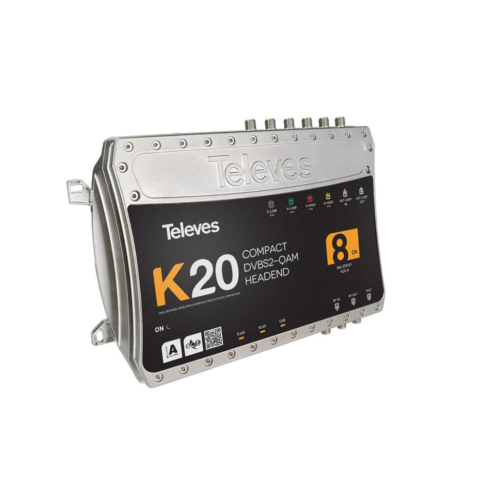570101 K20 HEADEND DVB-S2 to QAM 8TP