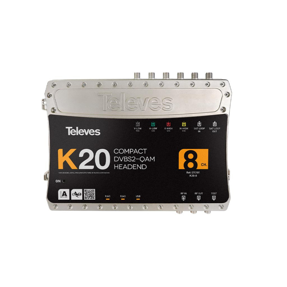 570101 K20 HEADEND DVB-S2 to QAM 8TP