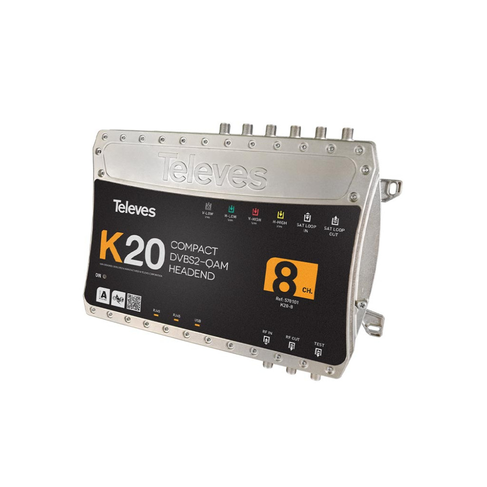 570101 K20 HEADEND DVB-S2 to QAM 8TP