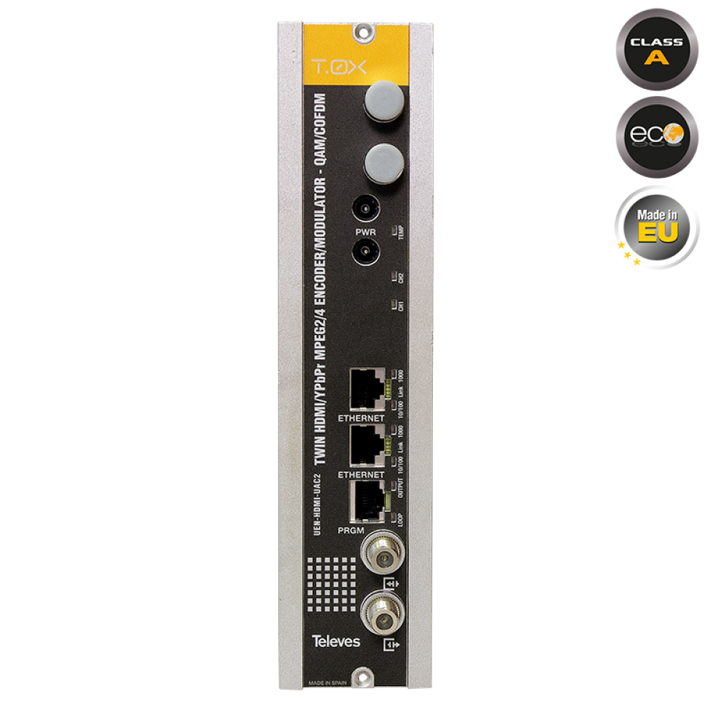 563832 T.0X TWIN Modulator HDMI/AV to COFDM/QAM