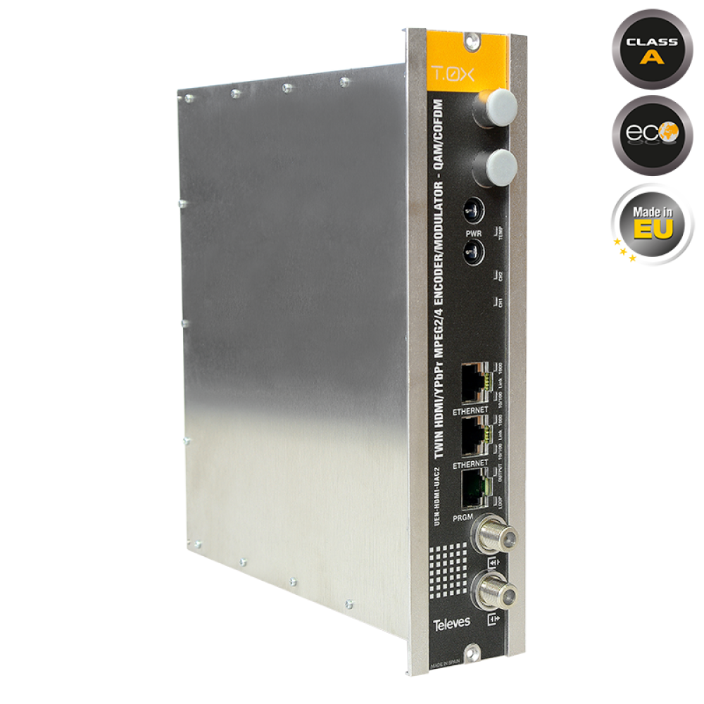 563832 T.0X TWIN Modulator HDMI/AV to COFDM/QAM