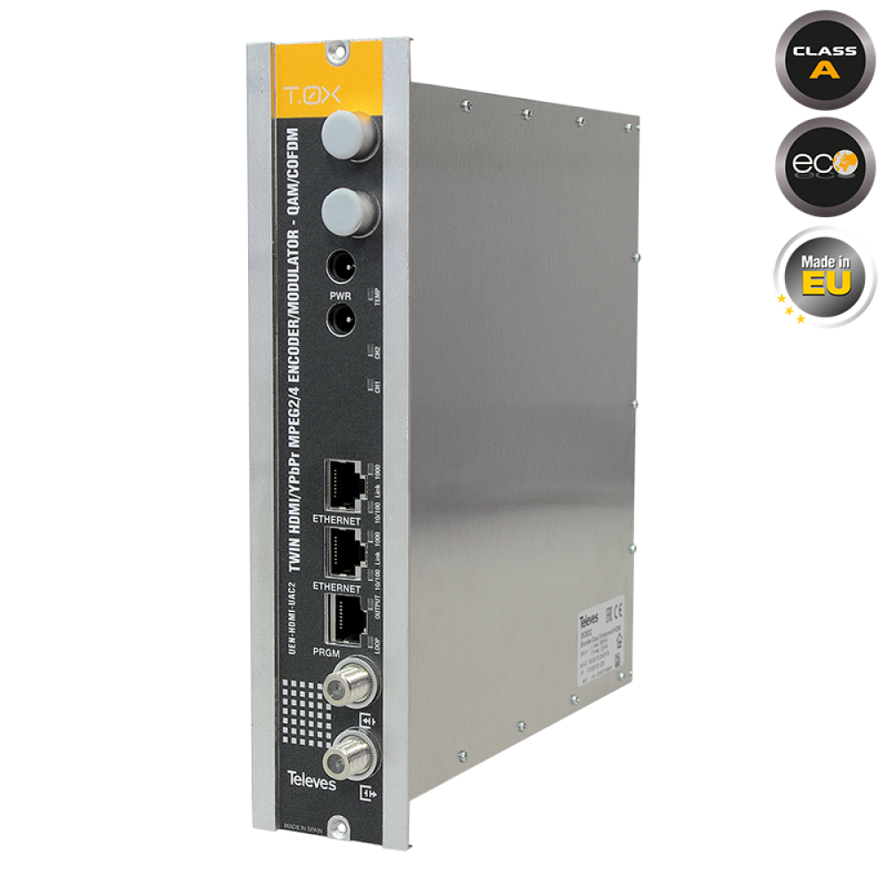 563832 T.0X TWIN Modulator HDMI/AV to COFDM/QAM